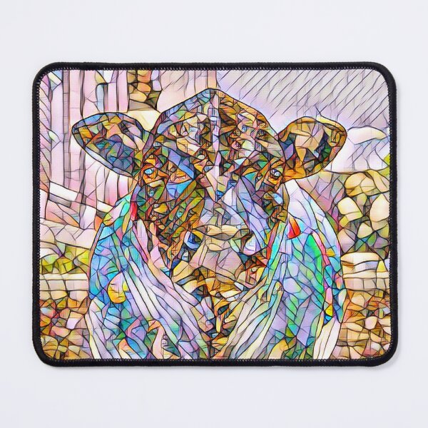 Item preview, abstract cow designed and sold by FlippinTurtles.