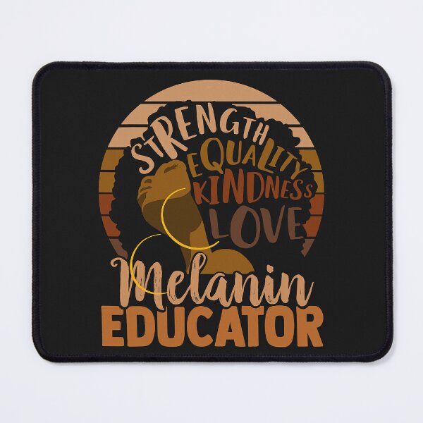 Item preview, Black Women Afro Strength Equality Kindness Love Melanin Educator designed and sold by SentaSchmitt.