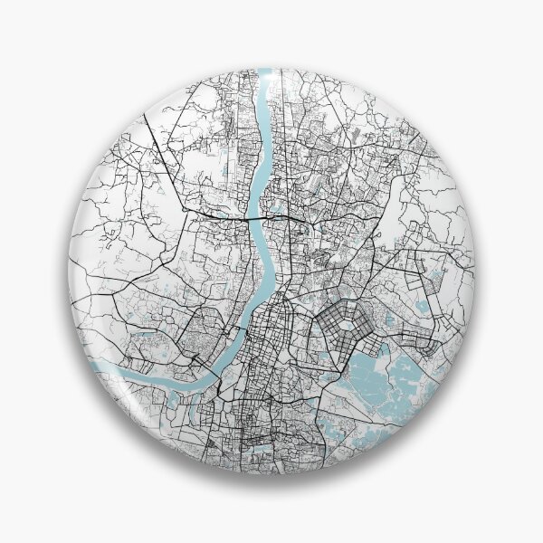 Item preview, Kolkata City Map of India - Circle designed and sold by deMAP.