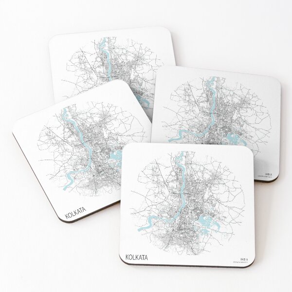 Item preview, Kolkata City Map of India - Circle designed and sold by deMAP.