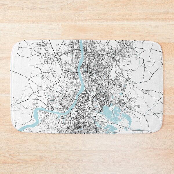 Item preview, Kolkata City Map of India - Circle designed and sold by deMAP.