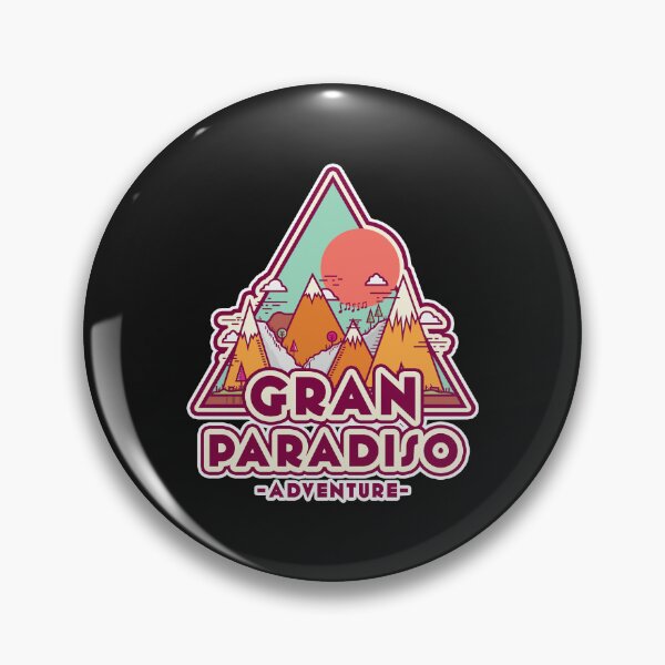 Item preview, Gran Paradiso mountain adventure Sticker designed and sold by Lemed36tea.