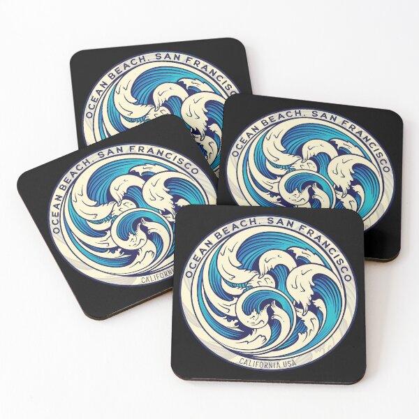 Item preview, Ocean Beach San Francisco Waves designed and sold by LanikaiBeach.