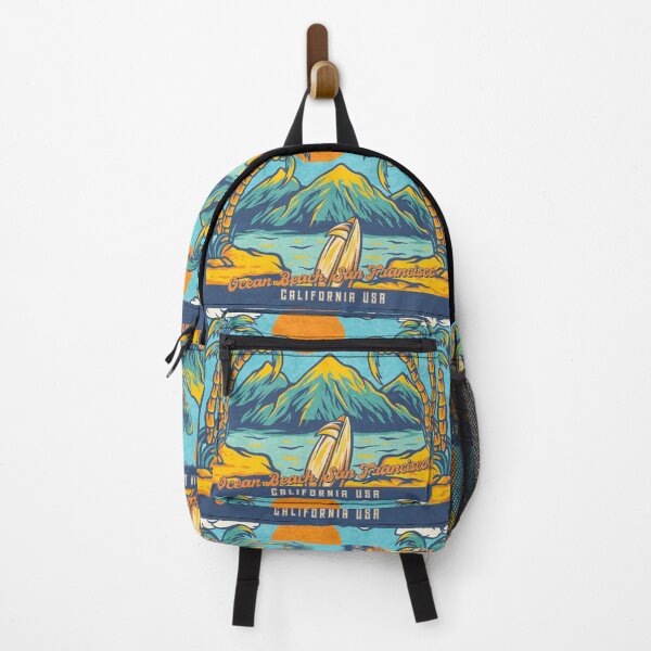 Item preview, Ocean Beach San Francisco Palm Mountains designed and sold by LanikaiBeach.