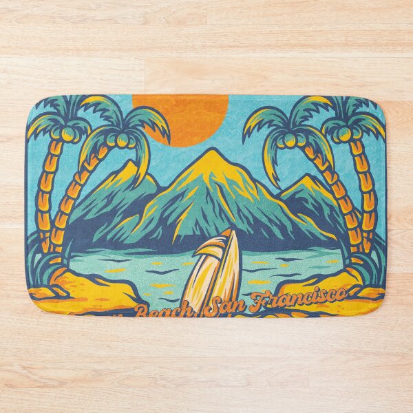 Item preview, Ocean Beach San Francisco Palm Mountains designed and sold by LanikaiBeach.