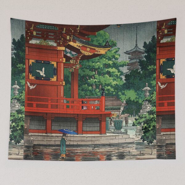 Item preview, Asakusa Kannondo Temple by Tsuchiya Koitsu designed and sold by Takeda-art.