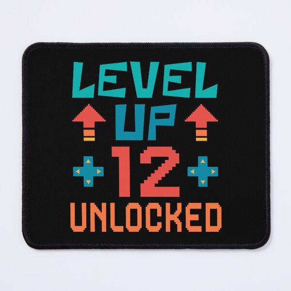 Item preview, Level Up, 12 Unlocked. Retro  designed and sold by ACC .