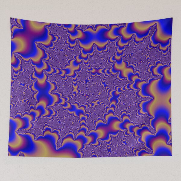 Item preview, trippy blue and purple infinite web fractal designed and sold by daiaiai.