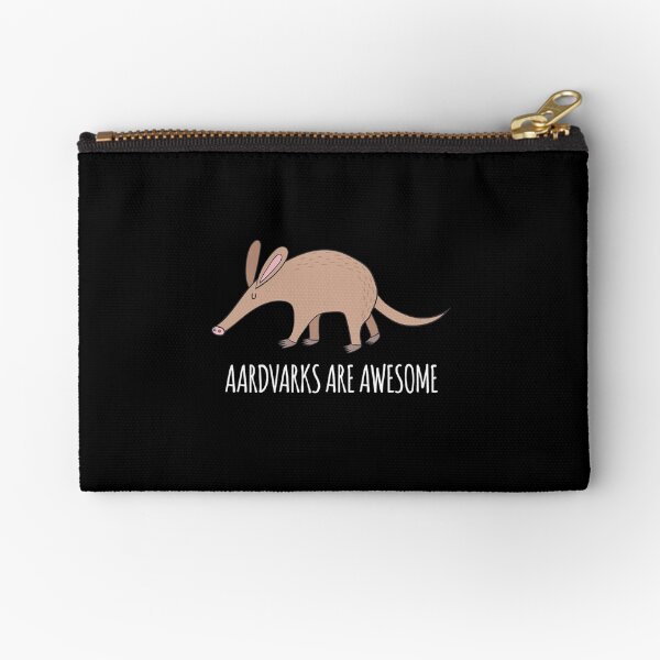 Aardvark Animal Zipper Pouch