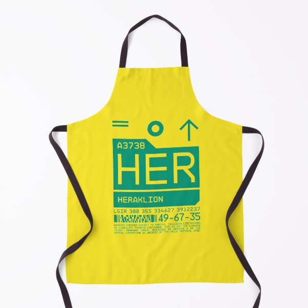 Artikelvorschau, Luggage Tag C - HER Heraklion Greece entworfen und verkauft von VoodooCircus.