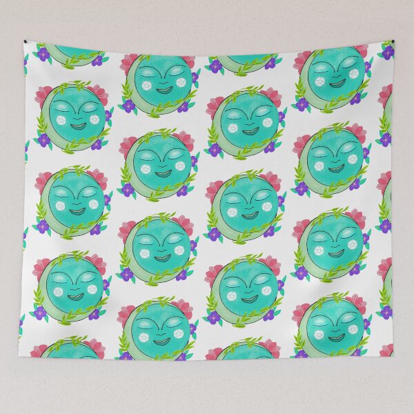 Item preview, Magic moon , flowers and pentagrams . designed and sold by LynseysArtShop.