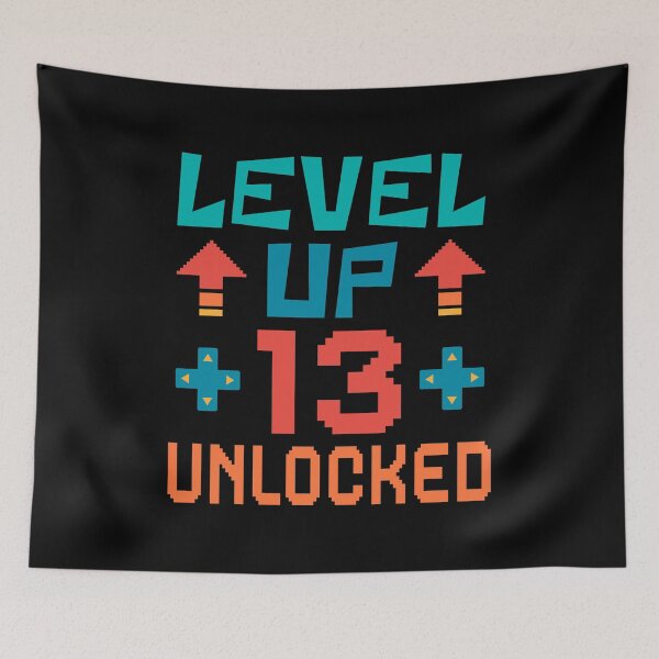 Item preview, Level Up, 13 Unlocked. Retro  designed and sold by ACC .