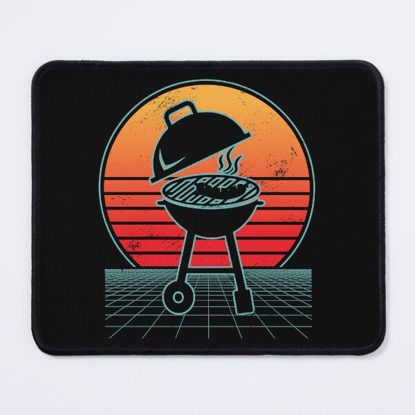 Item preview, Vaporwave BBQ Lover Grilling Meat Grill Dad Grillmaster designed and sold by haselshirt.
