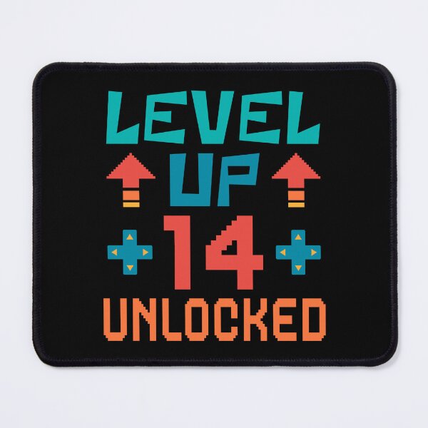 Item preview, Level Up, 14 Unlocked. Retro  designed and sold by ACC .