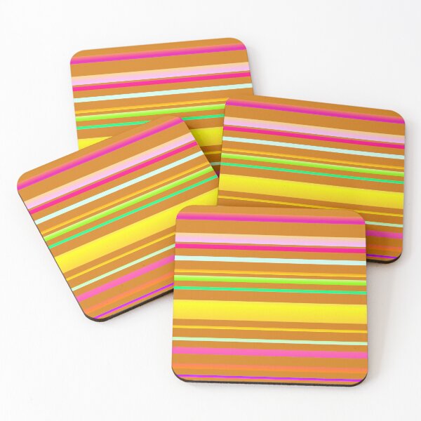 Item preview, Light brown line pattern | multicolor and light brown line pattern designed and sold by lausn.