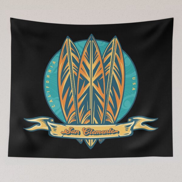 Item preview, San Clemente Surf Banner designed and sold by LanikaiBeach.