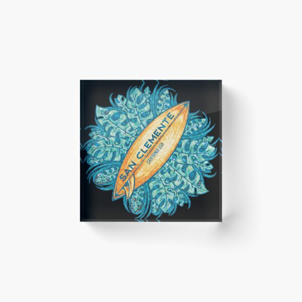 Item preview, San Clemente Tropical Surboard designed and sold by LanikaiBeach.