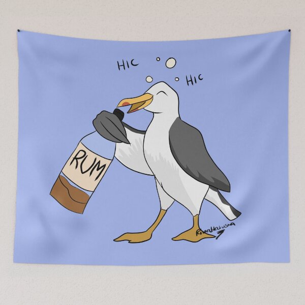 Item preview, The Drunken Seagull designed and sold by RivaHakushia.