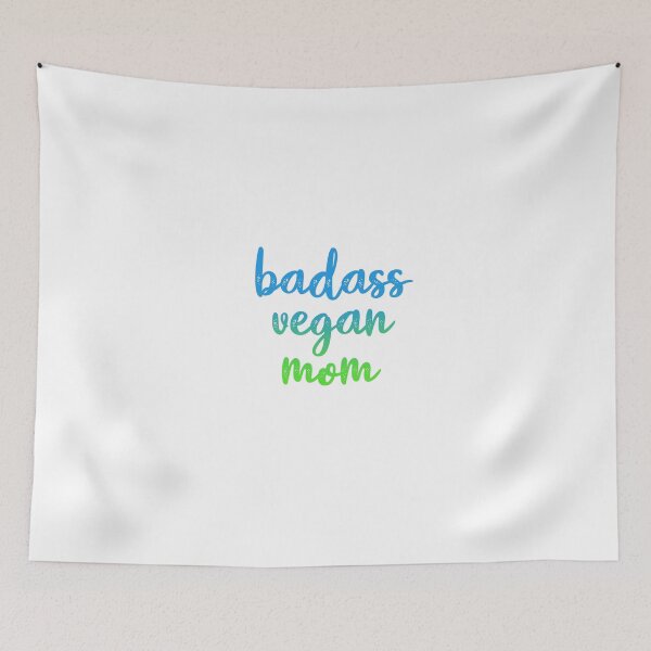 Item preview, badass vegan mom designed and sold by Mr Wolf.