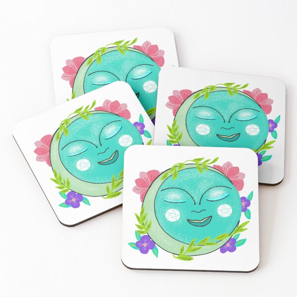 Item preview, Magic moon , flowers and pentagrams . designed and sold by LynseysArtShop.
