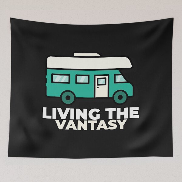 Item preview, Living the Vantasy Sticker Living the Vantasy designed and sold by Lemed36tea.