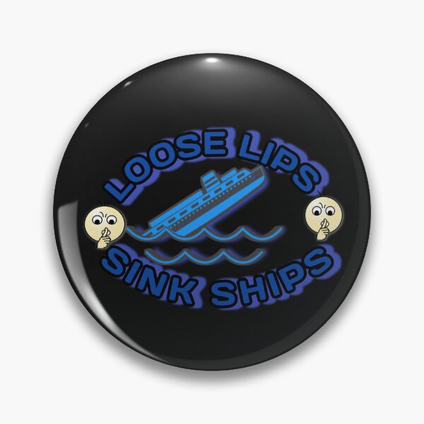 Item preview, Loose lips sink ships  designed and sold by MaRa ★★★★★.