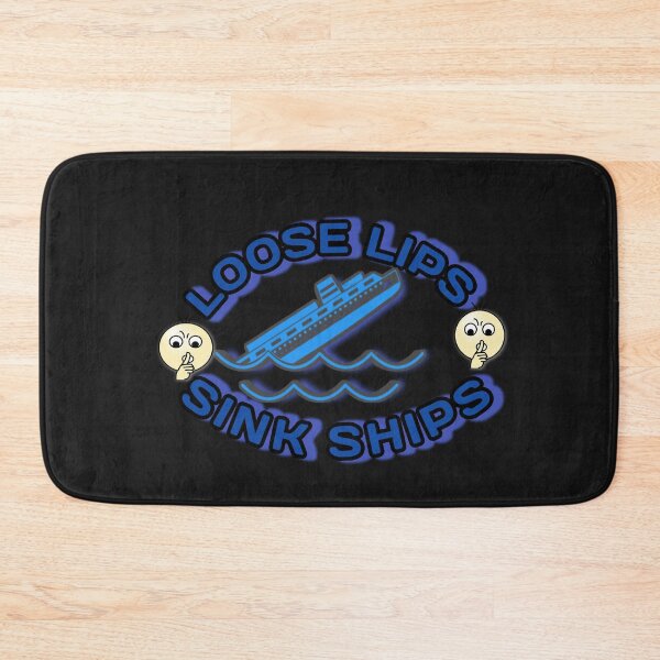 Item preview, Loose lips sink ships  designed and sold by MaRa ★★★★★.