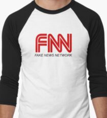 FNN – Fake News Network Men's Baseball ¾ T-Shirt