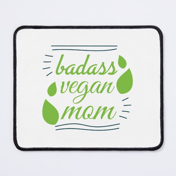 Item preview, Badass vegan mom designed and sold by Mr Wolf.