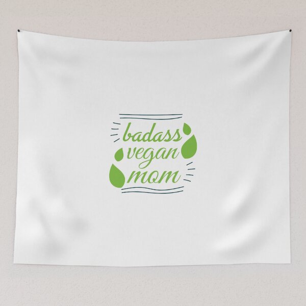Item preview, Badass vegan mom designed and sold by Mr Wolf.