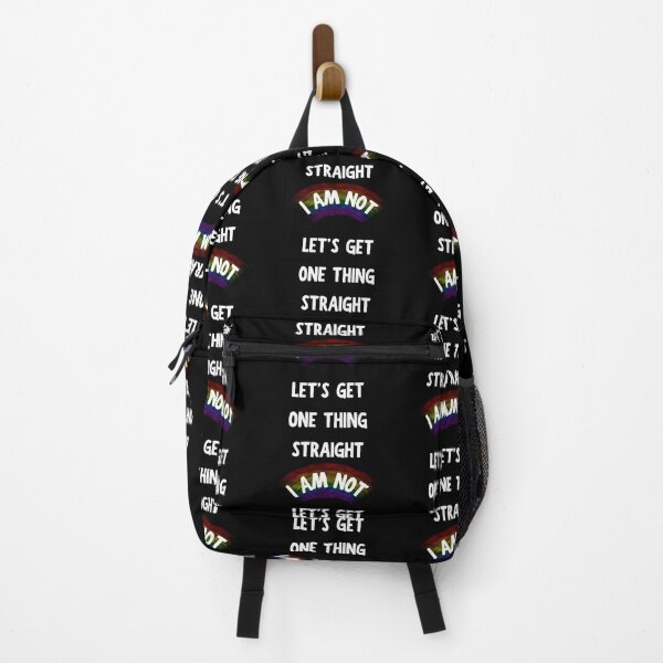 Item preview, Let's Get One Thing Straight I Am Not Transparent Rainbow Queer Joke In Black designed and sold by LuckyKermit.