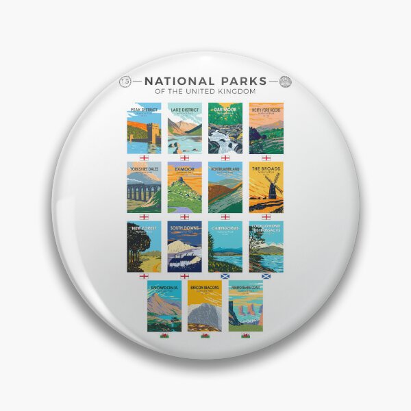 Item preview, National Parks Of The United Kingdom List designed and sold by KrisSidDesigns.