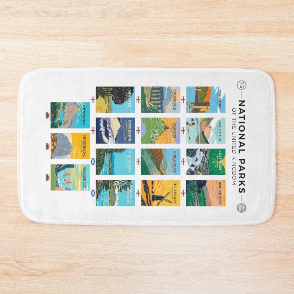 Item preview, National Parks Of The United Kingdom List designed and sold by KrisSidDesigns.