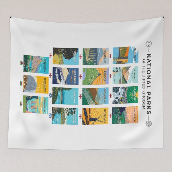 Item preview, National Parks Of The United Kingdom List designed and sold by KrisSidDesigns.