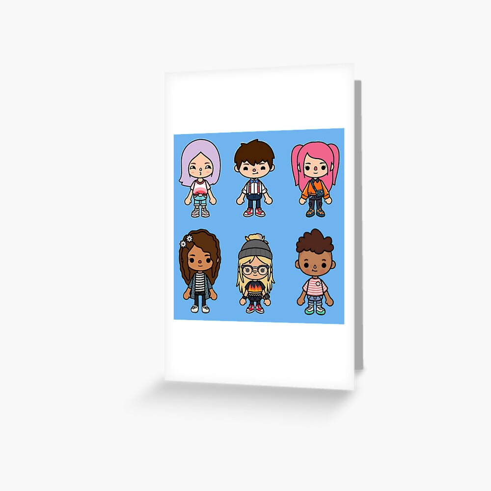 Toca Boca Life Kids Happy Greeting Card For Sale By Rachid Spipo