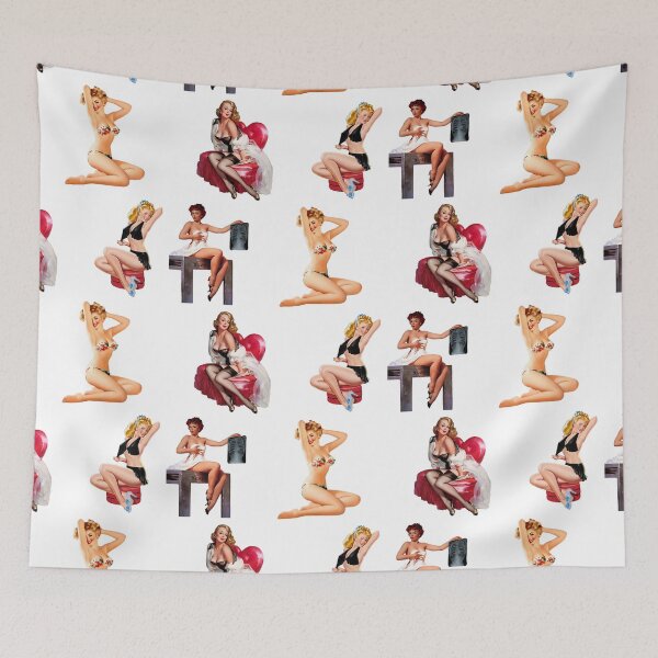 Artikelvorschau, Xzendor7 Photo Restoration Pinup Girl Sticker Pack Set 01 entworfen und verkauft von Xzendor7 Digital Art Creations.