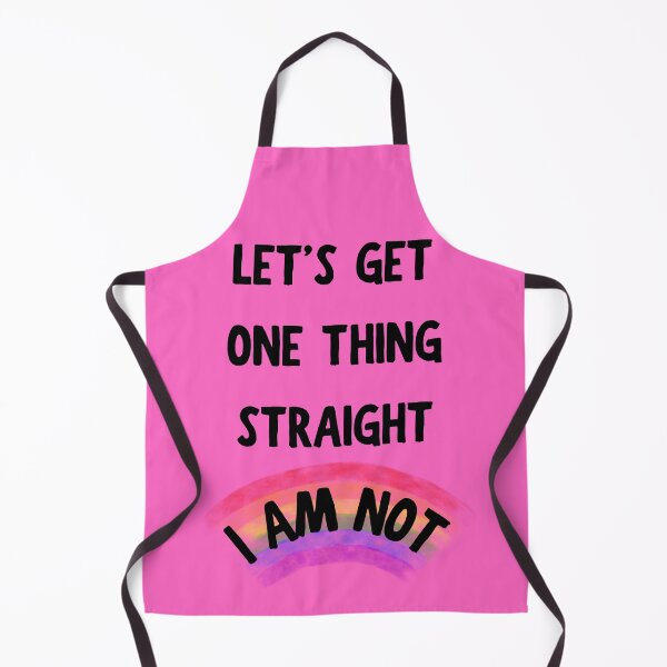 Item preview, Let's Get One Thing Straight I Am Not Transparent Rainbow Queer Joke In Pink designed and sold by LuckyKermit.