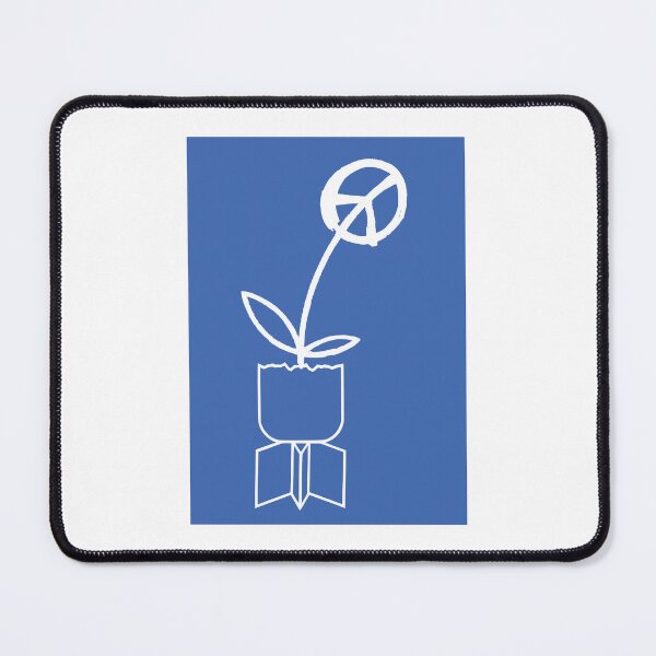 Item preview, Peace - vintage soviet poster blue designed and sold by binti163.