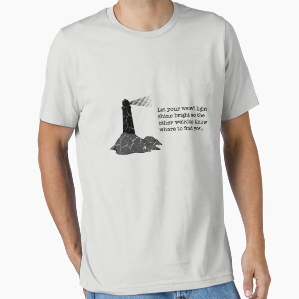 Item preview, Let Your Weird Light Shine Bright designed and sold by HandDrawnTees.