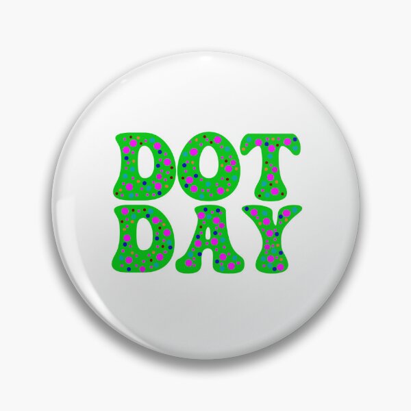 Item preview, Dots day typography designed and sold by vibeno1.