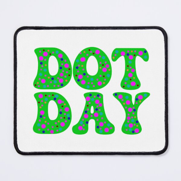 Item preview, Dots day typography designed and sold by vibeno1.