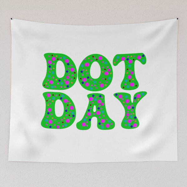Item preview, Dots day typography designed and sold by vibeno1.