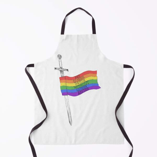 Item preview, No Queer Pride Without Queer Anger flag designed and sold by atlasbackache.