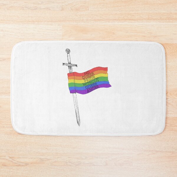 Item preview, No Queer Pride Without Queer Anger flag designed and sold by atlasbackache.