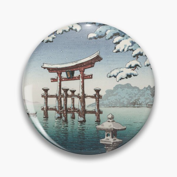 Item preview, Snow in Miyajima by Tsuchiya Koitsu designed and sold by Takeda-art.