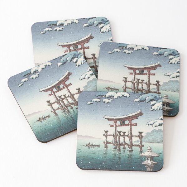Item preview, Snow in Miyajima by Tsuchiya Koitsu designed and sold by Takeda-art.
