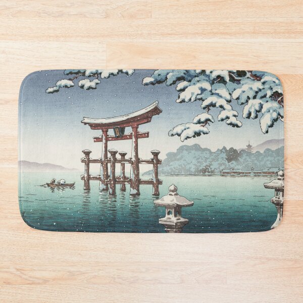 Item preview, Snow in Miyajima by Tsuchiya Koitsu designed and sold by Takeda-art.