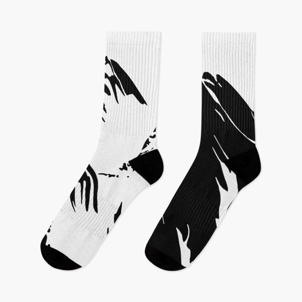 Item preview, Snowy Mountain Peaks Illustration Black and White designed and sold by Arkneer.