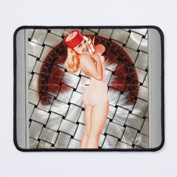 Item preview, Bell Hop Girl Calendar Illustration by George Petty Remastered Vintage Art Xzendor7 Reproductions designed and sold by Xzendor7 Digital Art Creations.