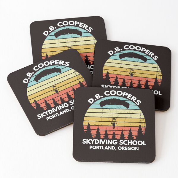 Item preview, D. B. Coopers Skydiving School Portland, Oregon Funny   designed and sold by lhkmmo44.